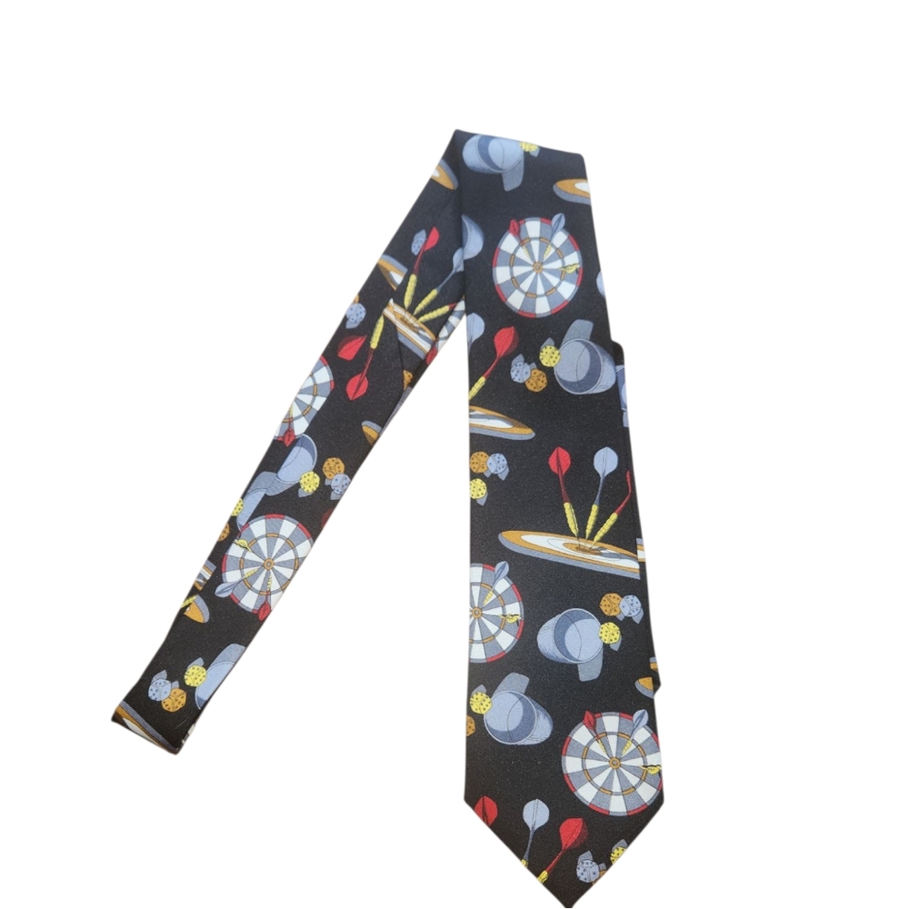 Vintage Black Tie with Playful Accents